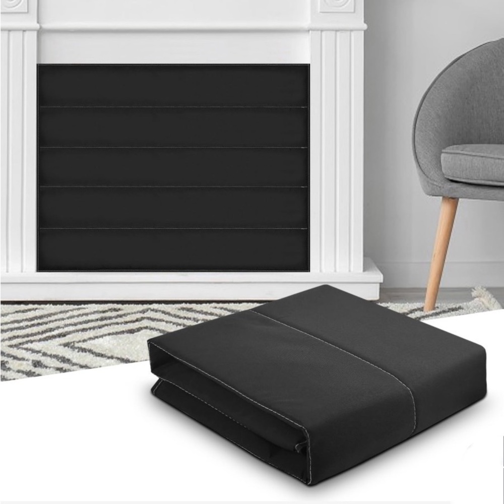 Tocretoare Fireplace Cover, Magnetic Blanket Stops Heat Loss Large 45”x34”